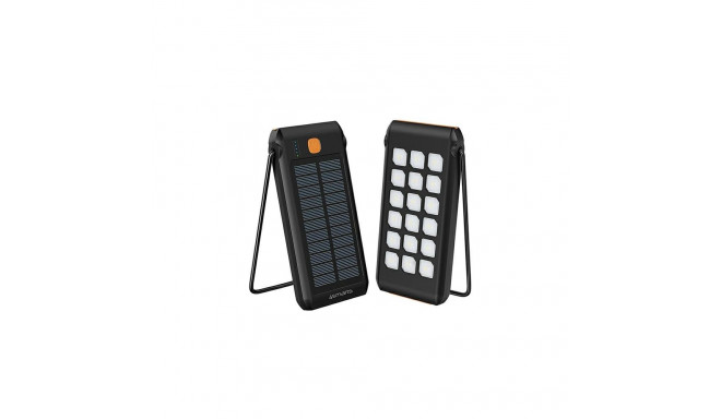 4smarts Päikeseenergiapank TitanPack Flex 10000mAh must|oranž