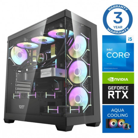 INTOP AQUA i5-14400F 16GB DDR5 1TB SSD M.2 NVME RTX5070 12GB no-OS