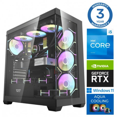 INTOP AQUA i5-14400F 32GB DDR5 1TB SSD M.2 NVME RTX5070Ti 16GB
 WIN11Pro