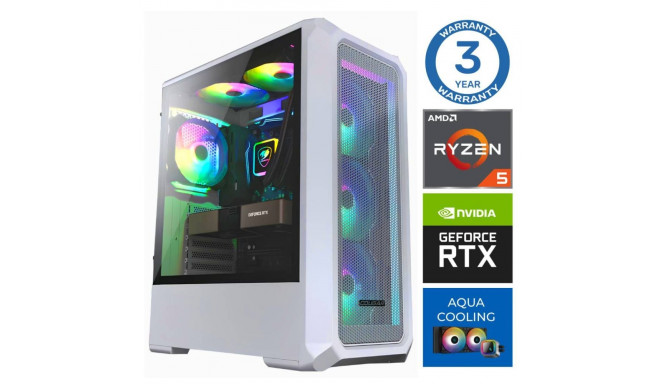 INTOP AQUA Ryzen 5 7600X 16GB DDR5 500SSD M.2 NVME RTX3060 12GB no-OS