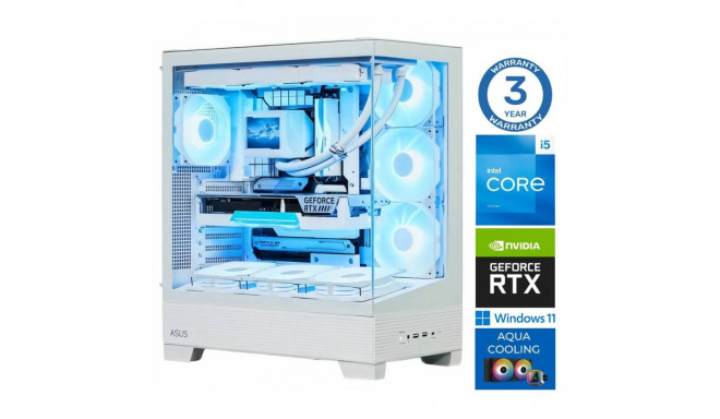 INTOP AQUA i5-14400F 64GB DDR5 1TB SSD M.2 NVME RTX5060Ti 8GB WIN11