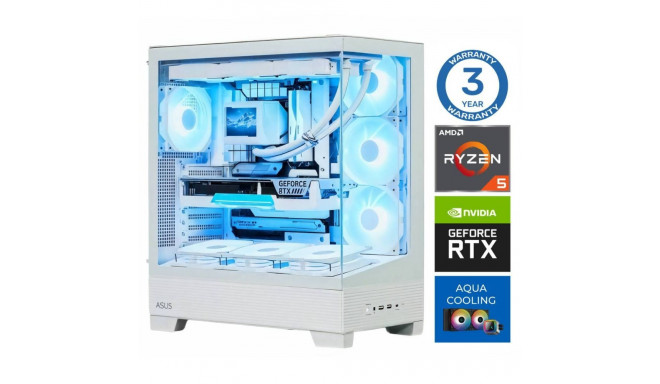 INTOP AQUA Ryzen 5 7600X 32GB DDR5 1TB SSD M.2 NVME RTX5060Ti 8GB no-OS