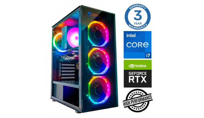 INTOP i7-12700F 16GB 500SSD M.2 NVME+2TB RTX5060Ti 8GB no-OS