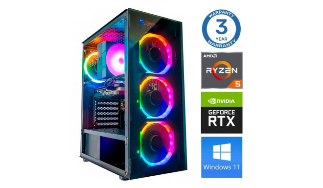 INTOP Ryzen 5 9600X 32GB DDR5 1TB SSD M.2 NVME RTX5060 8GB WIN11