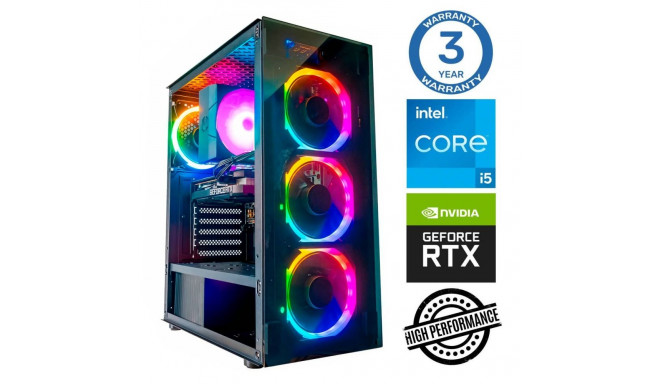 INTOP i5-14400F 32GB DDR5 500SSD M.2 NVME RTX5060 8GB no-OS