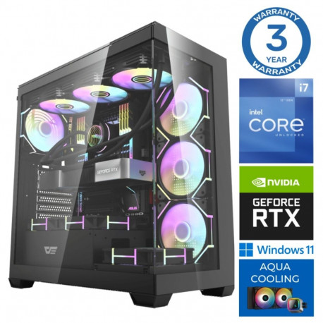 INTOP AQUA i7-14700F 16GB DDR5 1TB SSD M.2 NVME RTX5060 8GB WIN11