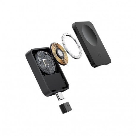 Juhtmevaba magnetiline laadija MagPro USB-C 2,5W Apple Watch'ile, must