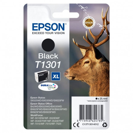Epson tint T130140 25,4ml WorkForce WF-3010/3520/3530/3540/7015/7515/7525, black