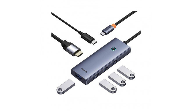 adapter USB C - HDMI+4xUSB3.0+USB-C