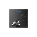 Ugreen 50123 USB cable USB 2.0 1 m USB C Black, Silver