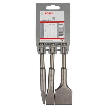 Bosch chisel set SDS plus 3 pcs 140 mm