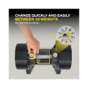 Reguleeritav hantel TUNTURI MX55 Dumbbell 4,5-24,9 kg, knurled