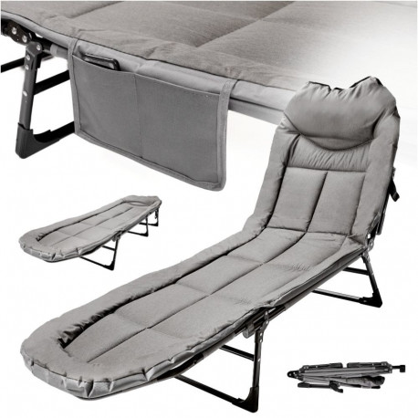 LUARO reisivoodi kokkupandav laagri voodi karpkala äri kaasaskantav kerge 200x64cm