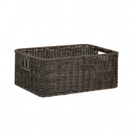 Basket BASILE 31x21xH12cm, dark
