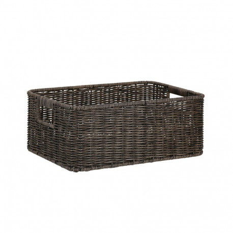 Basket BASILE 37x27xH15cm, dark