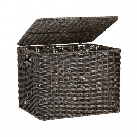 Basket BASILE 45x37xH33cm, dark