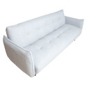 Sofa bed LANDER 3-seater, light grey
