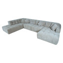 Corner sofa FORTE U-shape LC, beige