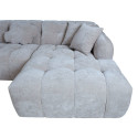 Corner sofa FORTE U-shape LC, beige