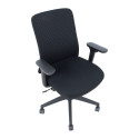 Töötool SEVERO 63x60xH94-103cm, must