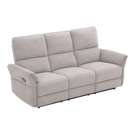 Diivan DAMIKA 3-kohaline elektriline recliner 200x92xH103cm, hall