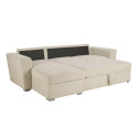 Corner sofa bed WHITBY beige