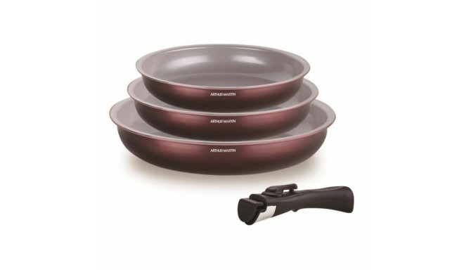 Pan Arthur Martin Prune Aluminium Ø 24 cm Ø 20 cm Ø 28 cm (3 Units)