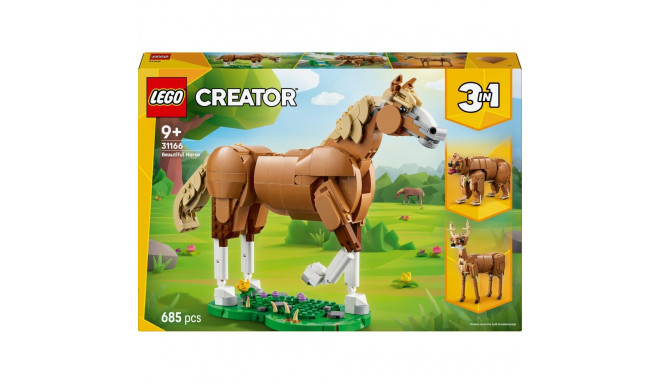 LEGO 31166 Creator 3-in-1 Magnificent Steed, construction toy