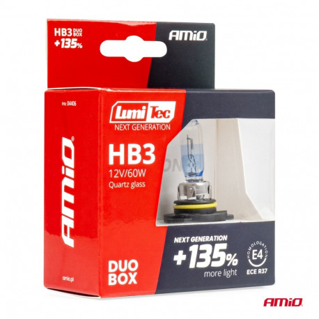 Halogeen pirn 2tk HB3 12V 60W +135%
