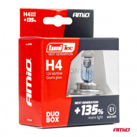Halogeen pirn 2tk H4 12V 60/55W +135%