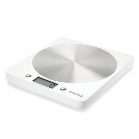 Salter 1036 WCFEU12 Disc Electronic Digital Kitchen Scales - White