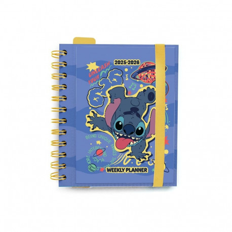 Disney Stitch - Kalendarz / Planner tygodniowy A5 2025/2026
