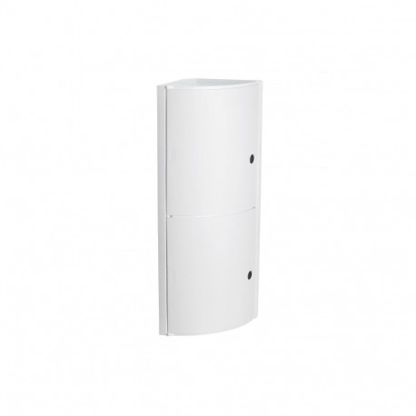Corner bathroom cabinet white
