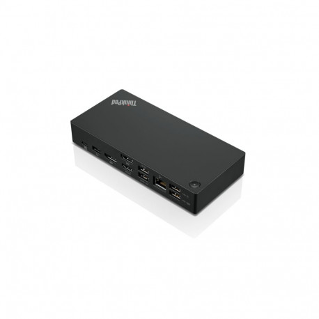 Lenovo dokkimisjaam ThinkPad Universal USB-C Dock – EU, Ethernet LAN (RJ-45) pordid 1, VGA (D-Sub) p