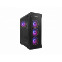 GENESIS IRID 505 ARGB Pc case, Midi tower, 2xUSB 3.0, 2xUSB 2.0, 2x Jack, Black | Genesis