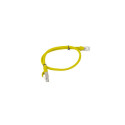 PATCHCORD KAT.6 UTP 0.5M kollane FLUKE PASSED LANBERG 10-pack