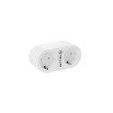 Tellur WiFi AC Dual Plug, Energy reading, 16A, 2400W