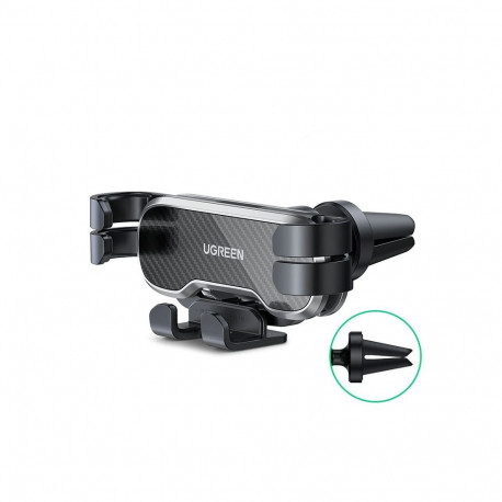 Auto õhuventilaatori kinnitus 4,7-7,2" nutitelefonidele, must