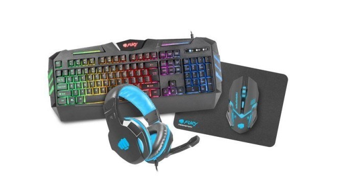 Fury Gaming Combo Set 4in1 THUNDERSTREAK - nastepca v2.0 - NFU-1370