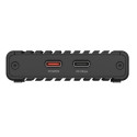 Geh. IcyBox USB 3.2 Gen2x2 Type-C 2-fach M.2 PCle NVMe
