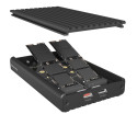 Geh. IcyBox USB 3.2 Gen2x2 Type-C 2-fach M.2 PCle NVMe