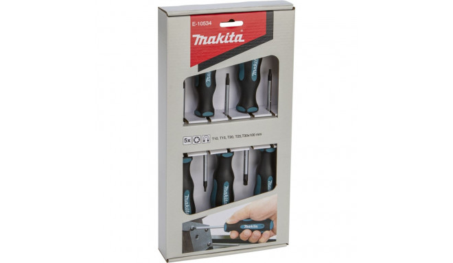 Makita E-10534 Screwdriver Set, 5 pcs