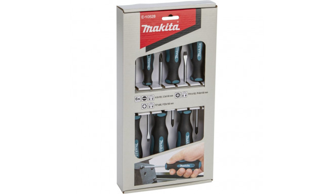 Makita E-10528 Screwdriver Set, 6 pcs