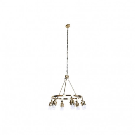 Laevalgusti DKD Home Decor 66 x 66 x 60 cm Kristall Kuldne Metall 40 W