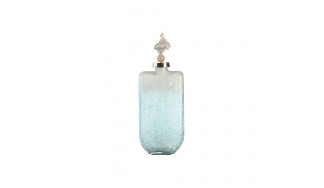 Vaas DKD Home Decor Sinine Alumiinium Kristall Karp Vahemere 9 x 17 x 43 cm