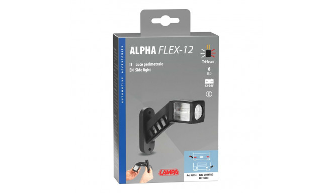 Gabariidituli 6 Ledi 12/24V vasak, 3 külge