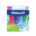 PELIKAN viltpliiats Colorella Star, ümar, 24 värvi