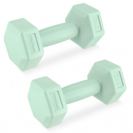 SET OF DUMBBELLS MONSTER 2X1KG GN LIGHT