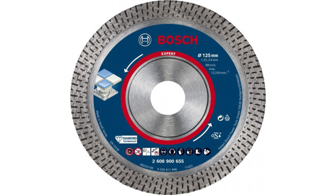 Bosch EXPERT HardCeramic teemant lõikeketas 125x22.23x1.4x10