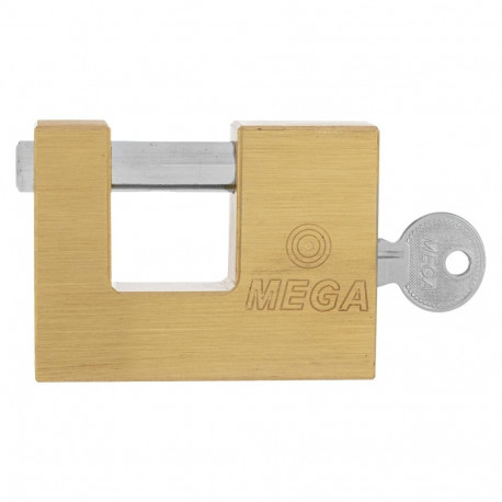 Kłódka trzpieniowa mosiężna 50mm, prześwit 14mm, sworzeń 8m